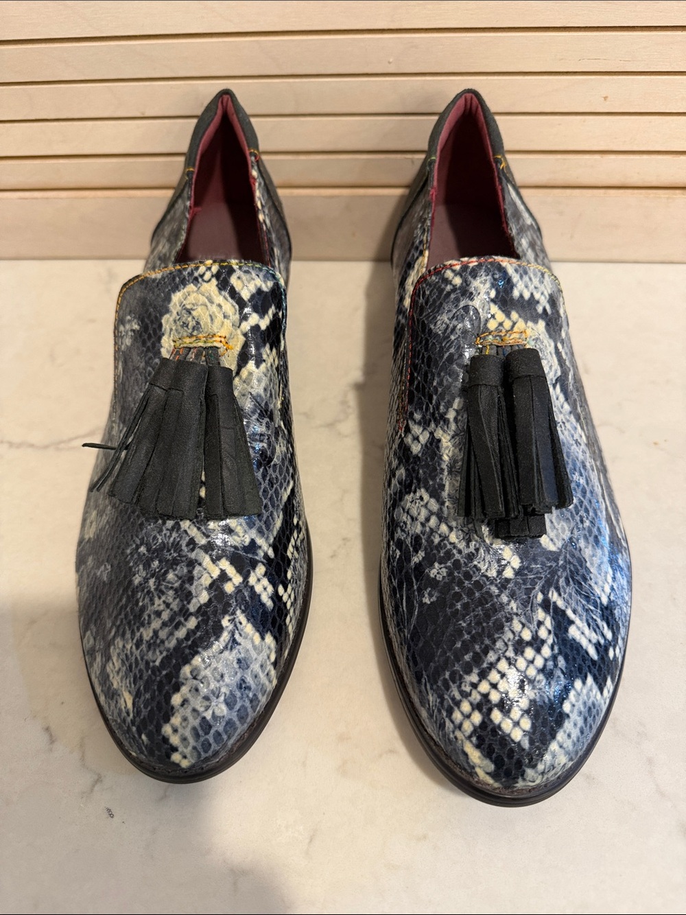 Spring Step L'Artiste Klasik Paradise Tassel Loafer Shoe 42 NEW